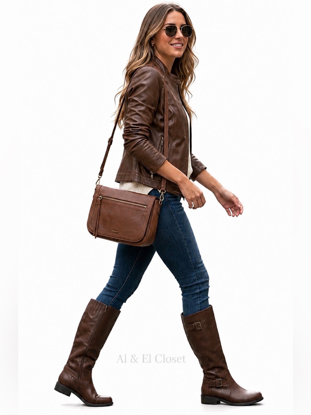 Baretraps Carmen Brown Knee-High Riding Vegan Boots Size 6 New With Box
